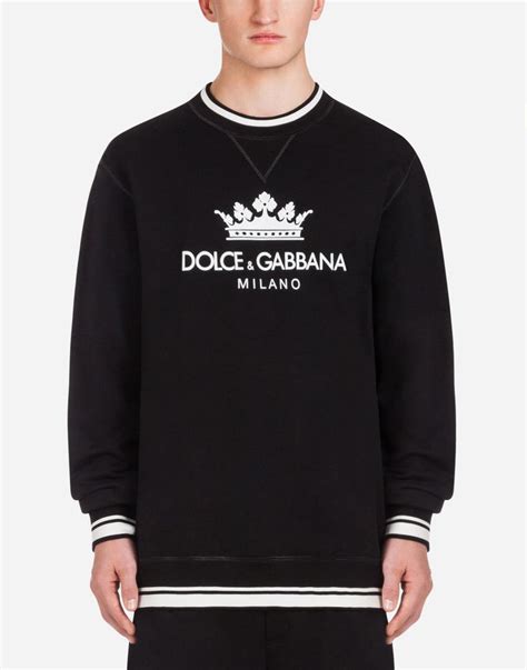 dolce gabbana sweatshirt|dolce and gabbana sweatshirt women.